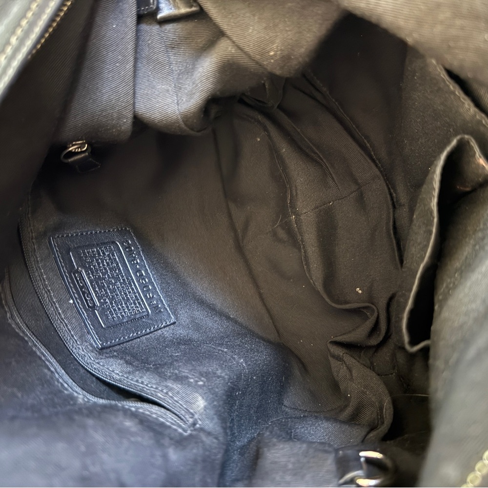 Coach Black Leather soho Shoulder Bag - Picture 9 of 12